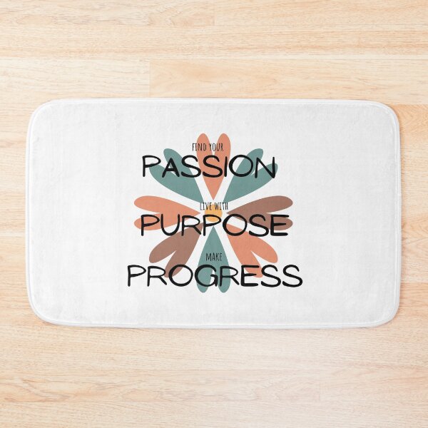 Item preview, Passion Purpose Progress Flower T-shirt designed and sold by Nerdygirlteez.