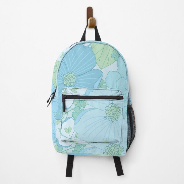 Item preview, Light Blue Pastel Vintage Floral Pattern designed and sold by Eyestigmatic.