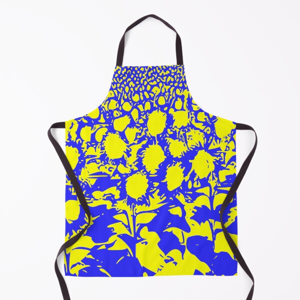 Item preview, sunflowers in blue designed and sold by lauprizan.