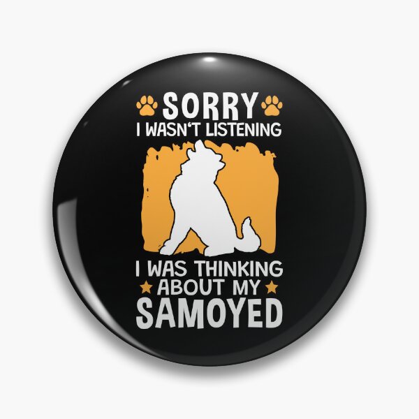Item preview, Thought of Samoyed Nordic sled dog designed and sold by madgrfx.