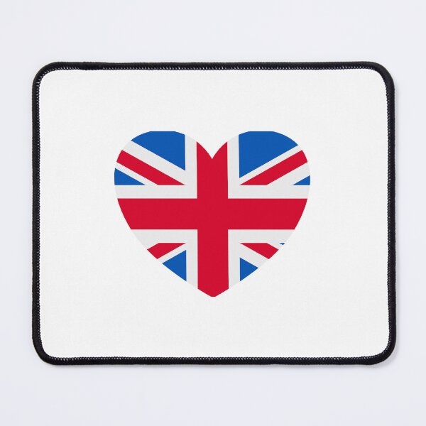 Item preview, UK FLAG HEART designed and sold by Inspirationmotivation.