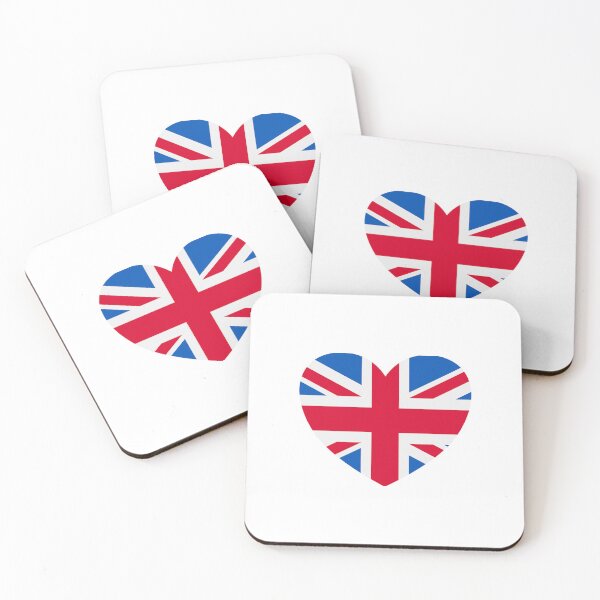 Item preview, UK FLAG HEART designed and sold by Inspirationmotivation.