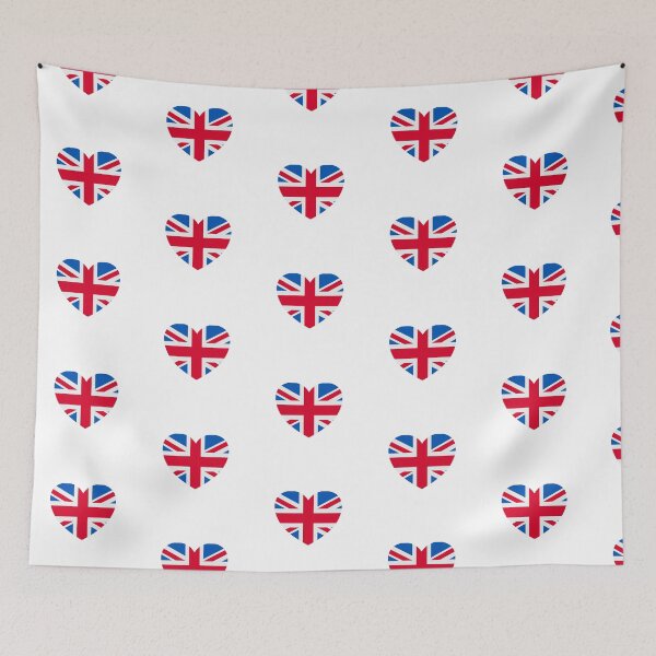 Item preview, UK FLAG HEART designed and sold by Inspirationmotivation.