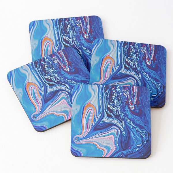 Item preview, Facets of Blue Trippy Liquid Art | Trippy Art | Stoked Up Art designed and sold by StokedUpArt.