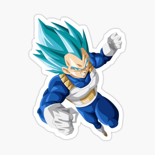 Super Saiyan Blue Evolution Vegeta Sticker – sevenstarperlers