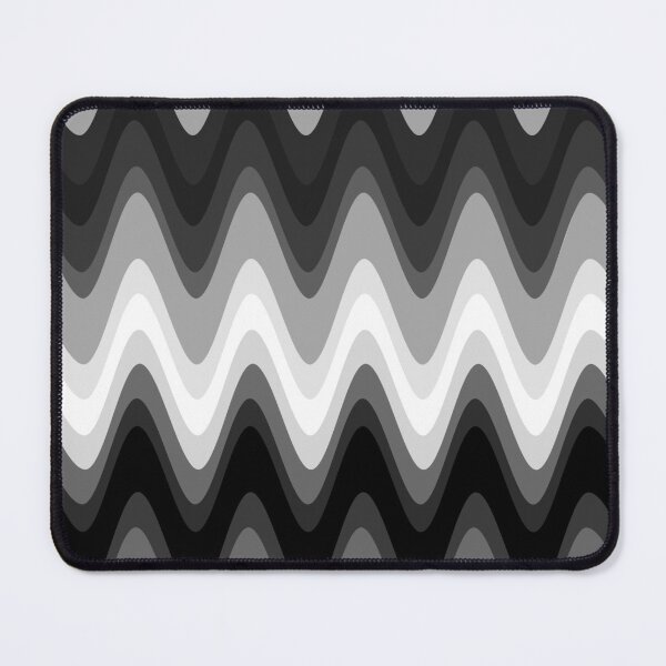 Item preview, Groovy Disco Waves - 70s White And Black designed and sold by SunnyBrand.
