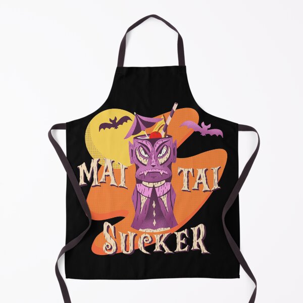 Item preview, Mai Tai Cute Funny Tiki Vampire Halloween Drink Culture designed and sold by ksrogersdesigns.