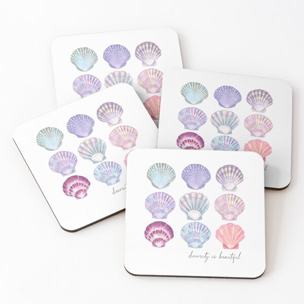 Item preview, Crustaceancore, Nautical, Ocean blush, Christmas, Marine, Ocean, Sea, Shells, Pastel designed and sold by Gabriellina.