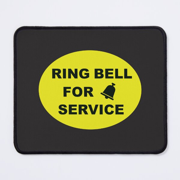 Item preview, RING BELL FOR SERVICE Industrial style sign designed and sold by lobodelnoir.
