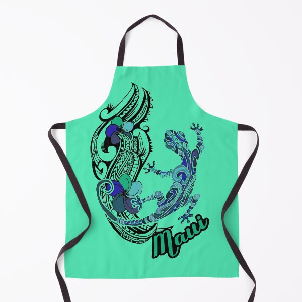 Item preview, Tiare Tribal Maui Floral And PAINTED Gecko designed and sold by sunnthreads.