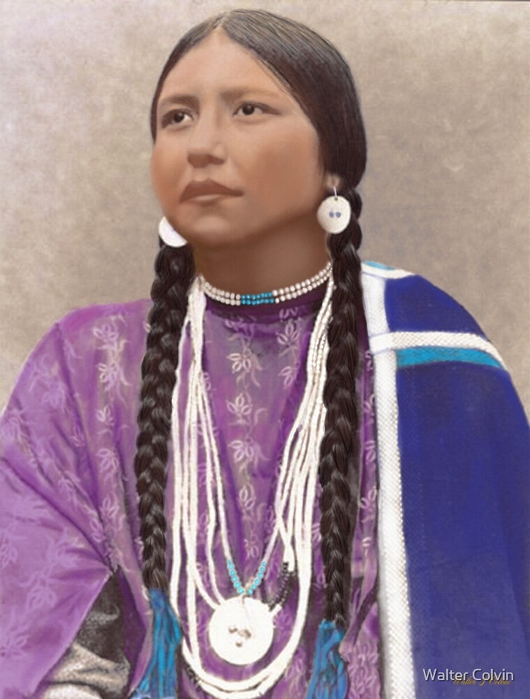 "Southwest Navtive American Woman" by Walter Colvin