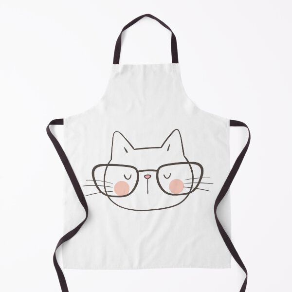 Item preview, funny cat face with funky glasses, designed and sold by FLOWER--ART.