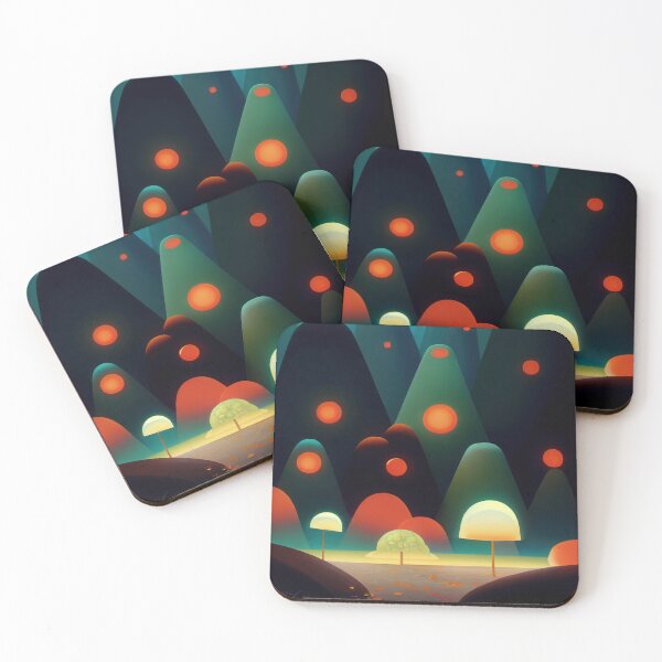 Item preview, Magical Forest, simplistic, minimal design designed and sold by PeanutArtCorner.