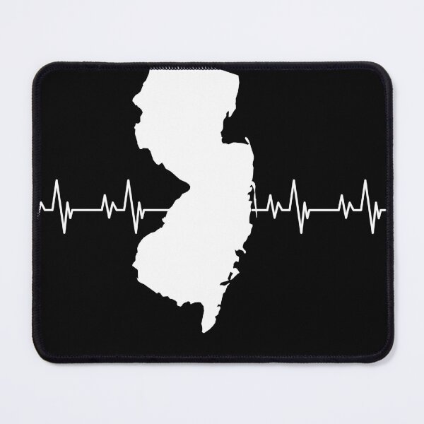 Item preview, New Jersey Heartbeat Pulse Line designed and sold by TubularTees.