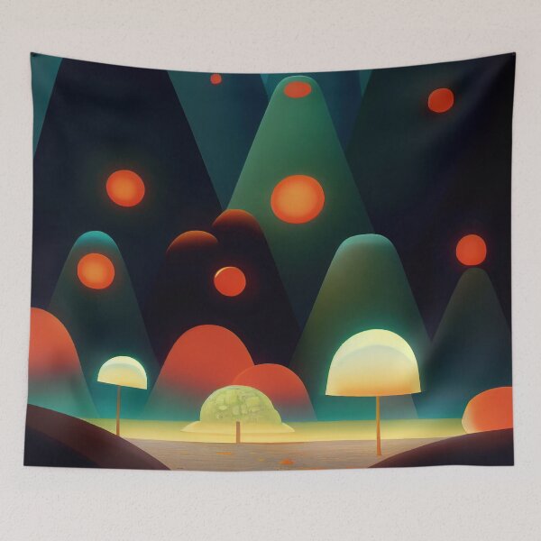 Item preview, Magical Forest, simplistic, minimal design designed and sold by PeanutArtCorner.