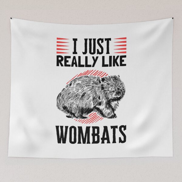 Item preview, I just like wombats Australian wombat designed and sold by madgrfx.