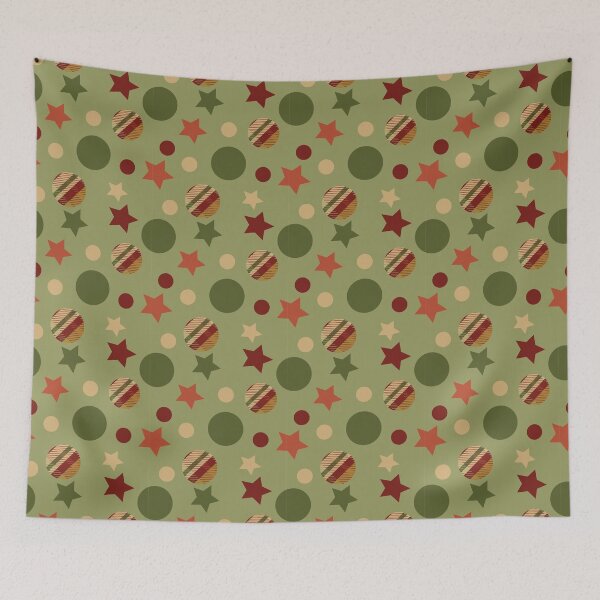 Aperçu de l'œuvre Géométrique de Noël vintage créée et vendue par ChantalDesign.