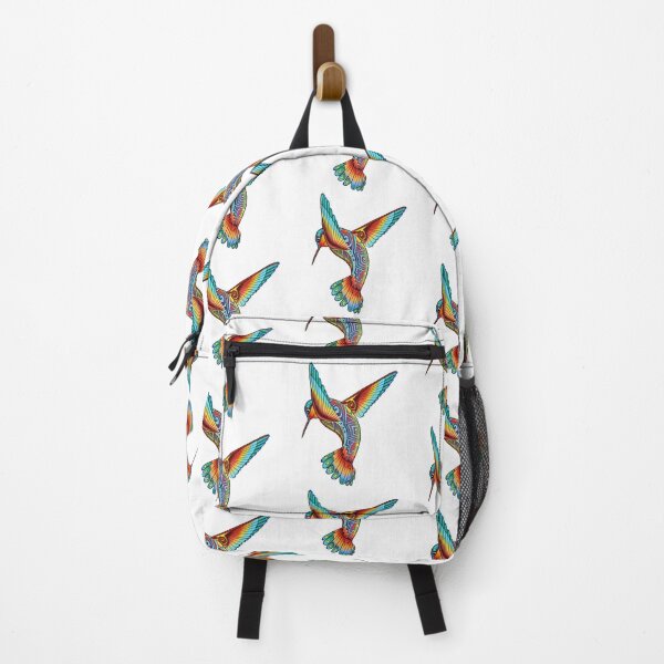 Item preview, Humming Bird with a Native flare - Native American Inspired Hummingbird Illustration - Rainbow Hummingbird designed and sold by Caummon Thread.