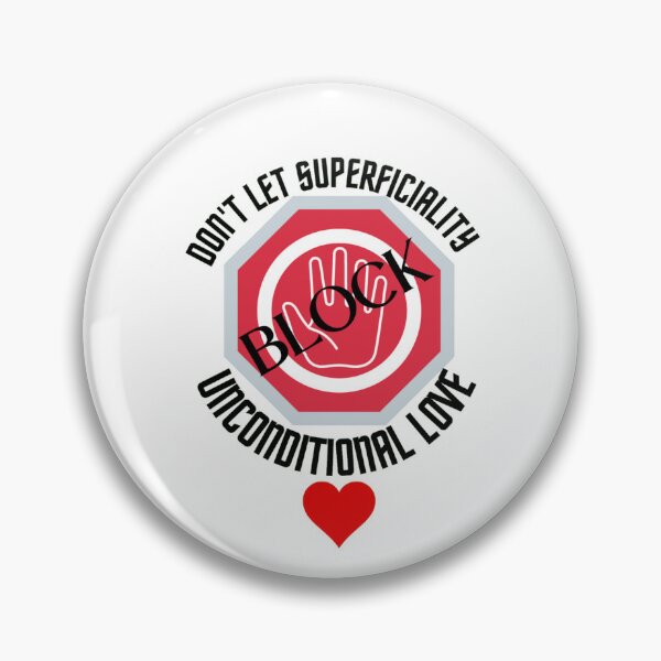 Item preview, Don't let superficiality block unconditional [ white { true love] shallow designed and sold by Mammanation.