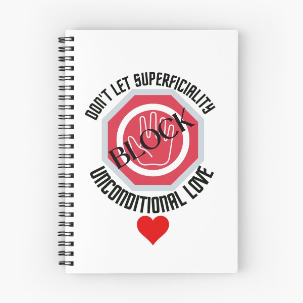 Item preview, Don't let superficiality block unconditional [ white { true love] shallow designed and sold by Mammanation.