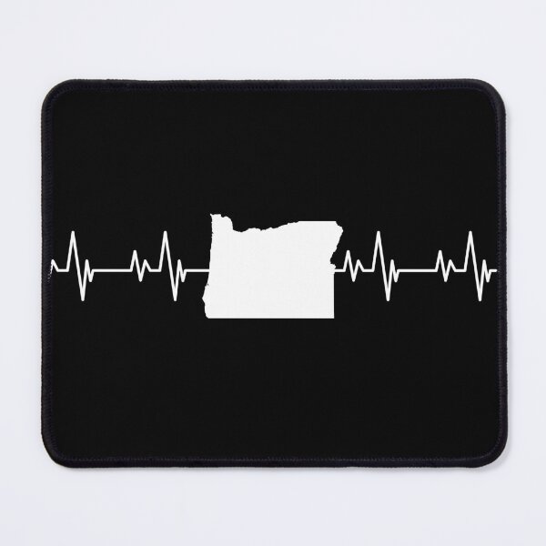 Item preview, Oregon Heartbeat Pulse Line designed and sold by TubularTees.