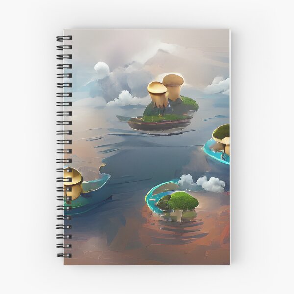 Item preview, Mushroom Islands designed and sold by AbstractlyArt.
