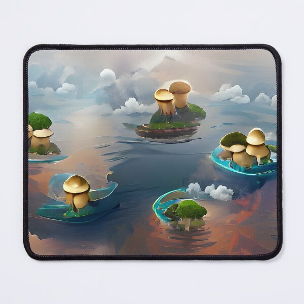 Item preview, Mushroom Islands designed and sold by AbstractlyArt.