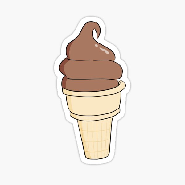 Item preview, Chocolate Ice Cream Cone designed and sold by heygurlfriend.