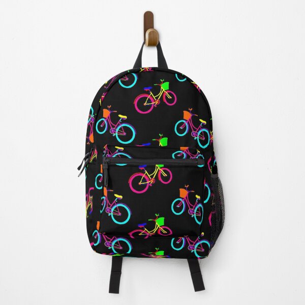 Item preview, black rainbow bikes colorful bicycles  designed and sold by Gossip Rag.