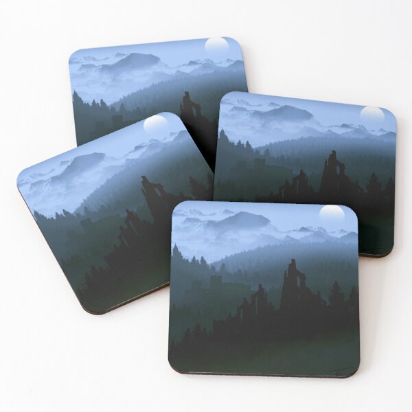 Item preview, Moonlit Mountains designed and sold by Jason R. Stone.