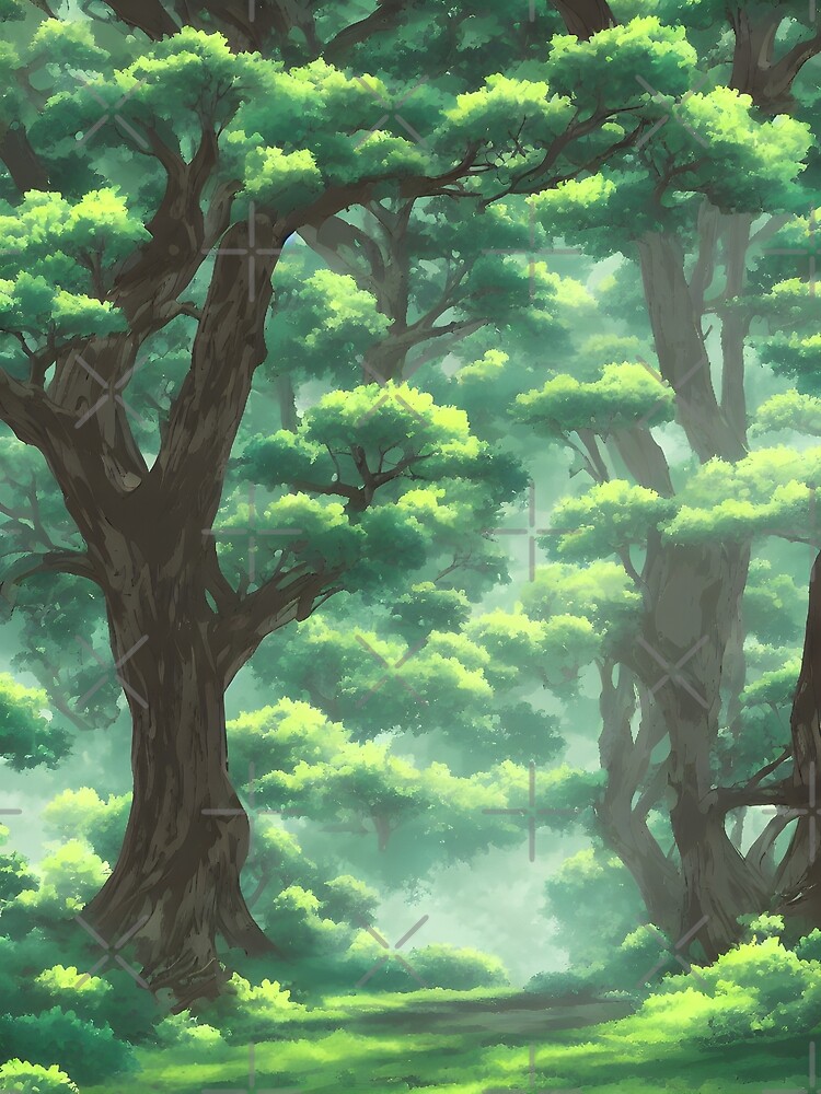 PAPERS.co | Android wallpaper | au60-totoro-forest-anime -cute-illustration-art-blue