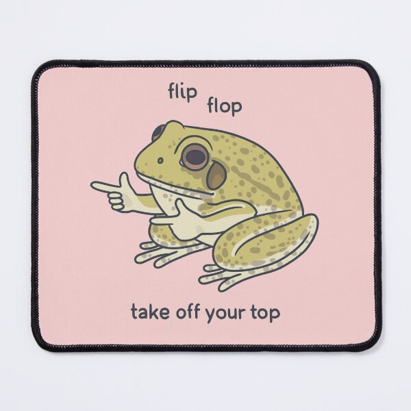 Item preview, Flip flop pointing frog  designed and sold by flotsamm.