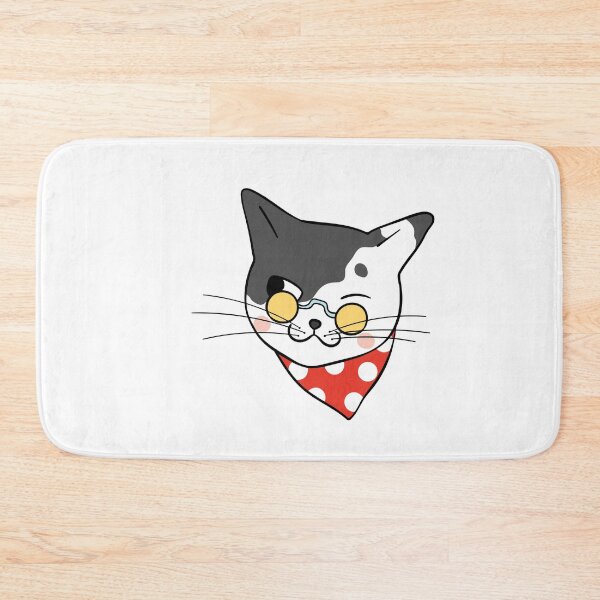 Item preview, funny cat face with funky glasses, cool designed and sold by FLOWER--ART.