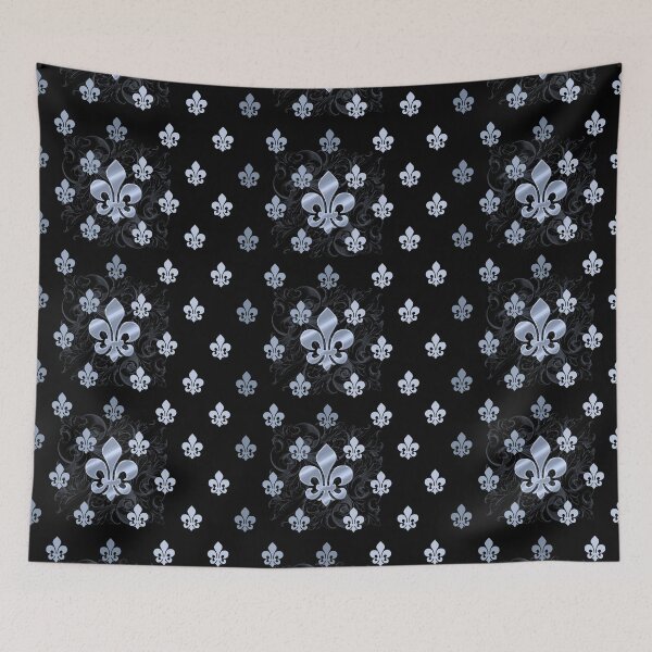 Item preview, Fleur de Lys-Black & Silver2 designed and sold by SSSowers.