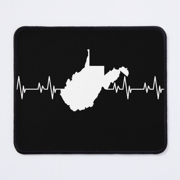 Item preview, West Virginia Heartbeat Pulse Line designed and sold by TubularTees.