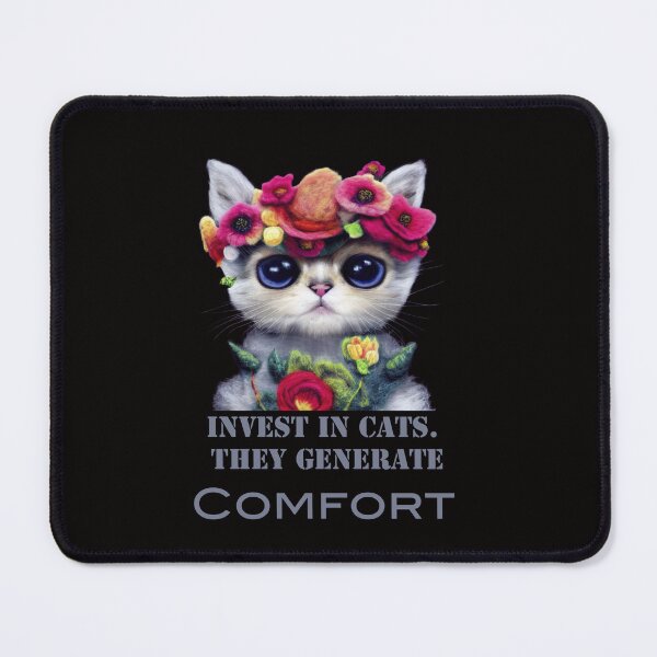 Item preview, Invest in Cats They Generate Comfort designed and sold by Rocky Mountain Artistry.