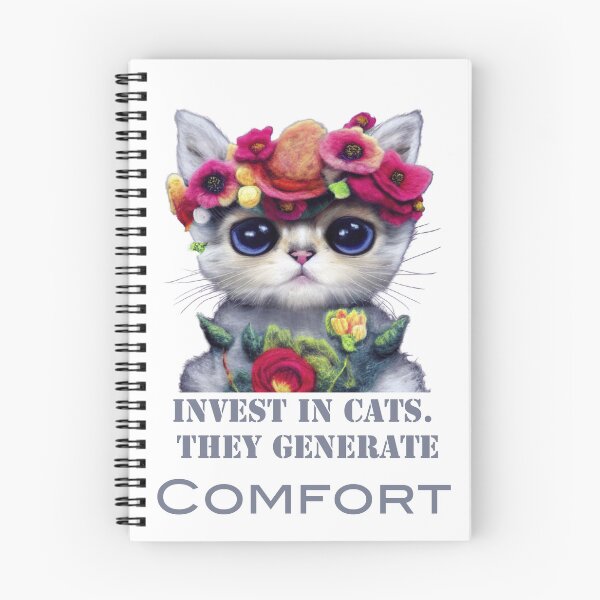 Item preview, Invest in Cats They Generate Comfort  designed and sold by Rocky Mountain Artistry.