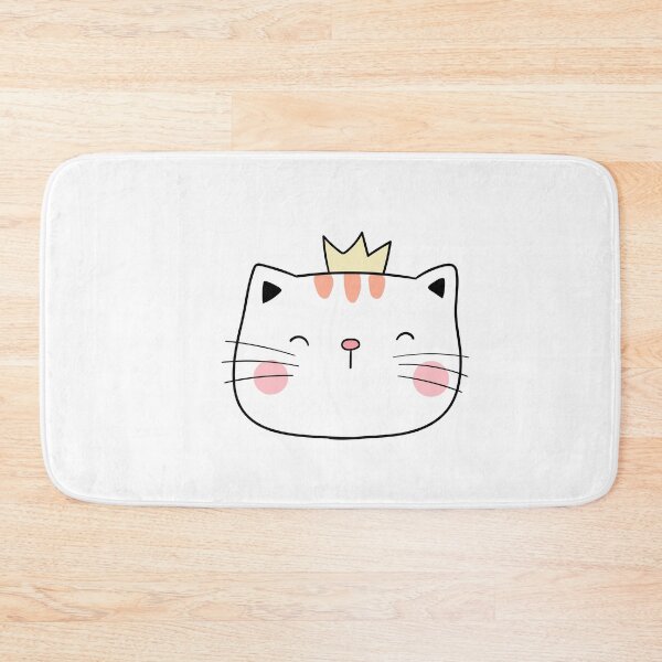 Item preview, funny cat face with funky glasses, princess cat designed and sold by FLOWER--ART.