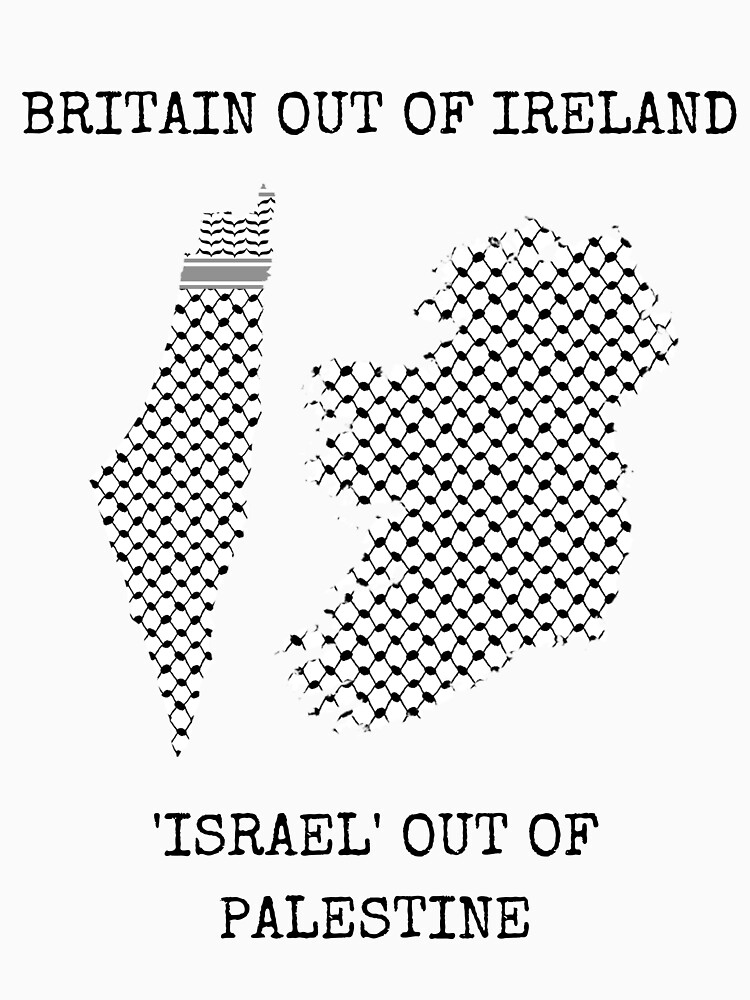 Thumbnail 7 of 7, Classic T-Shirt, Britain Out of Ireland - 'Israel' Out of Palestine designed and sold by farrah11.