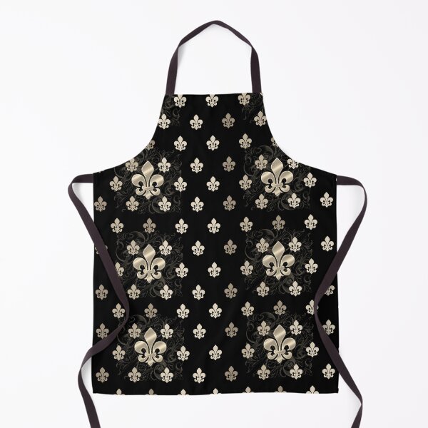 Item preview, Fleur de Lys-Black & Gold2 designed and sold by SSSowers.