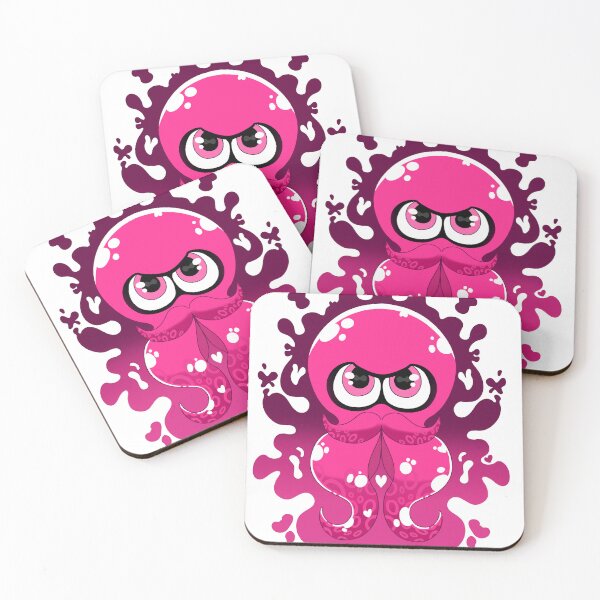 Item preview, Hot Pink Inky Octo Splash designed and sold by Tsubaki Hoshiko.