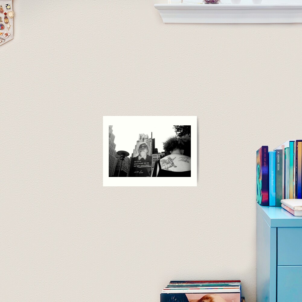 The Wizard and the Dragon NYC Art Print