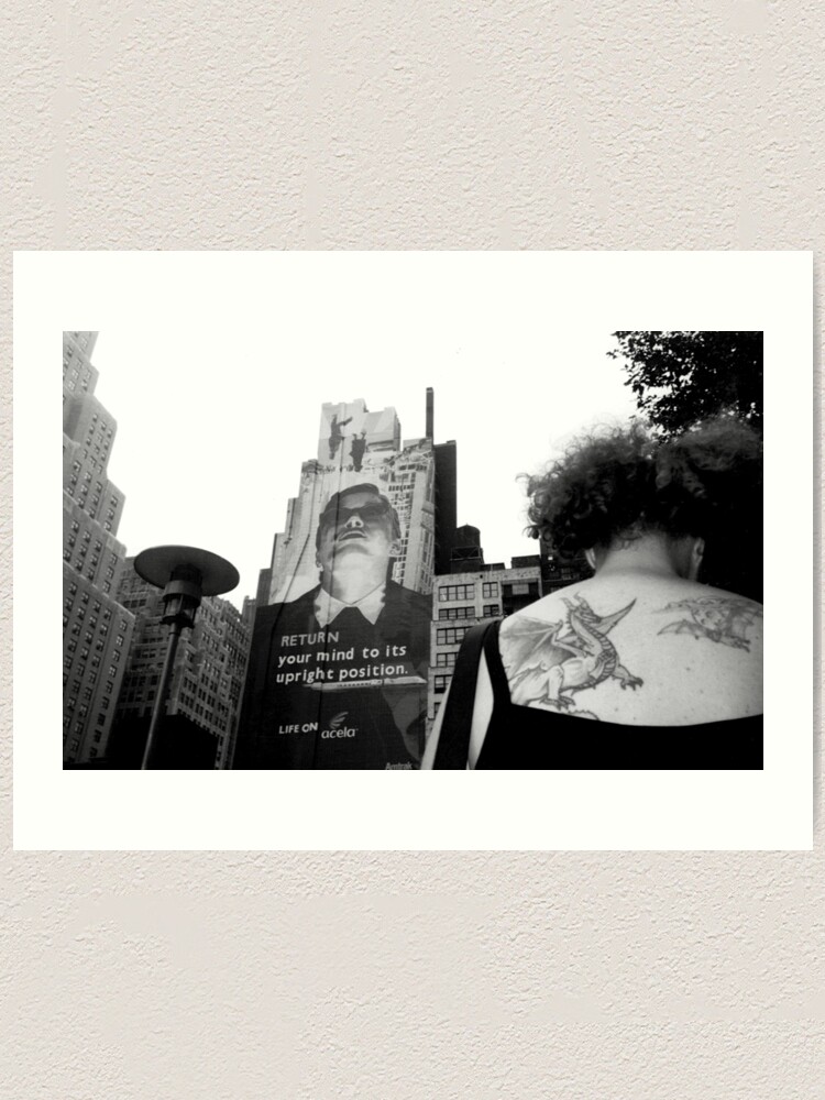 Alternate view of The Wizard and the Dragon NYC Art Print