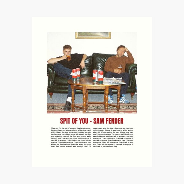 Item preview, Spit of You Sam Fender designed and sold by TheViewFromThePrint.