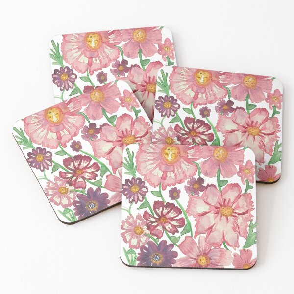 Item preview, Watercolor flowers pattern designed and sold by altairaleon.