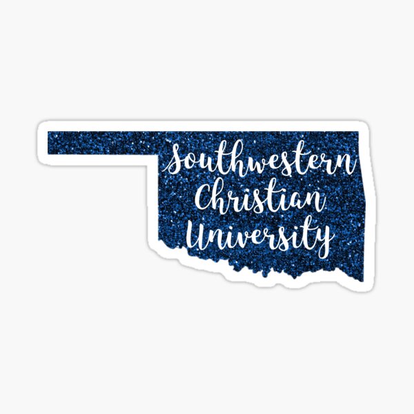 OC Spirit Embroidered Patch, White - Oklahoma Christian Campus Store