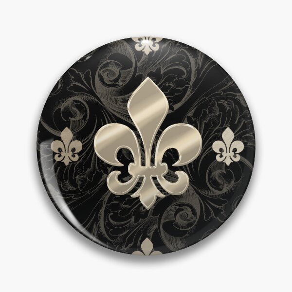 Item preview, Fleur de Lys-Black & Gold designed and sold by SSSowers.