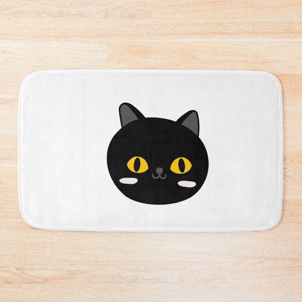 Item preview, funny cat face with funky glasses,black cat designed and sold by FLOWER--ART.