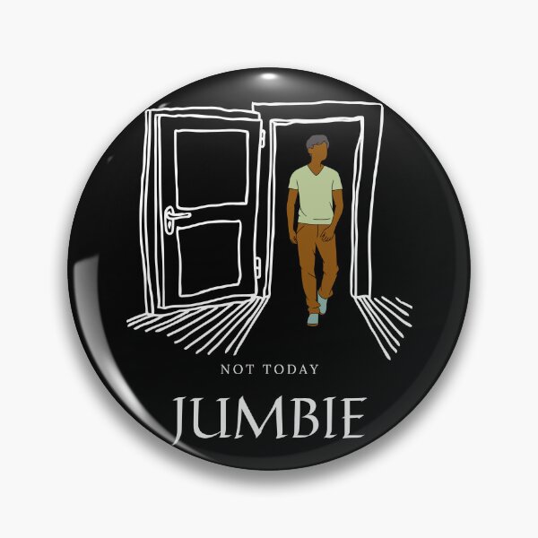 Item preview, Not Today Jumbie Walk Backwards Through Front Door Halloween Guyana Trinidad designed and sold by ravishdesigns.