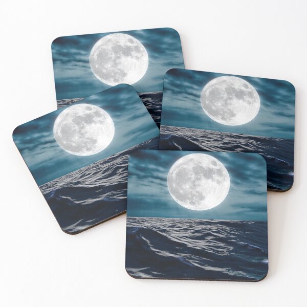 Item preview, Full Moon Over The Ocean designed and sold by dbsdesigns.